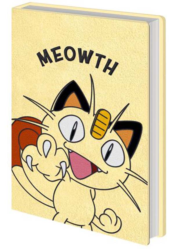Pokemon: Meowth | PLUSH NOTEBOOK*