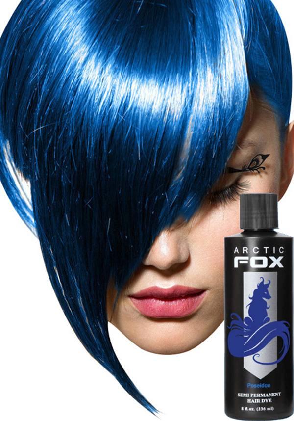 Poseidon | HAIR COLOUR [236ml] - Beserk - all, arctic fox, artic fox, blue, clickfrenzy15-2023, cosmetics, dark blue, discountapp, fp, hair blue, hair colour, hair dye, labelvegan, lethal industries, mermaid, rainbow, vegan