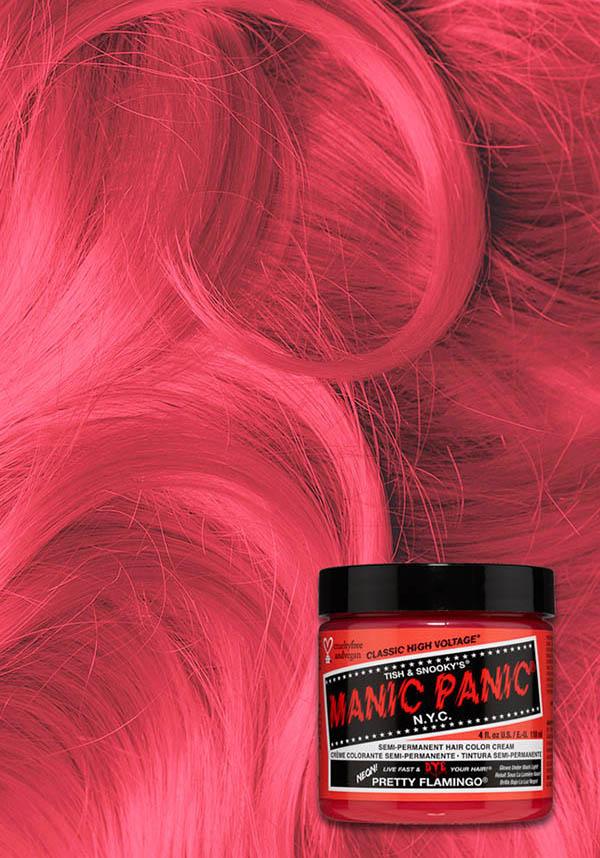 Pretty Flamingo | CLASSIC COLOUR - Beserk - all, clickfrenzy15-2023, cosmetics, cpgstinc, discountapp, dye, ebaymp, fp, hair colour, hair dye, hair pink, labeluvreactive, labelvegan, manic panic, manic panic hair, mermaid, pink, uv, uv reactive, uvreactive, uvreactive1, vegan