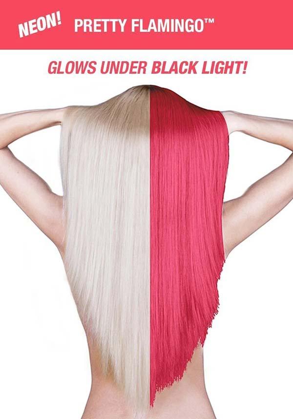 Pretty Flamingo | CLASSIC COLOUR - Beserk - all, clickfrenzy15-2023, cosmetics, cpgstinc, discountapp, dye, ebaymp, fp, hair colour, hair dye, hair pink, labeluvreactive, labelvegan, manic panic, manic panic hair, mermaid, pink, uv, uv reactive, uvreactive, uvreactive1, vegan