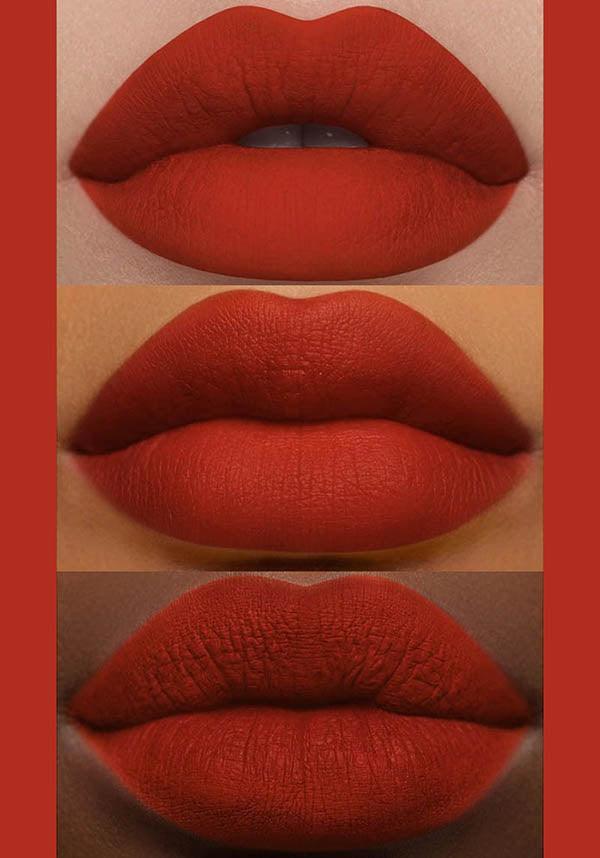 Pumpkin | VELVETINES LIQUID LIPSTICK* - Beserk - all, clickfrenzy15-2023, cosmetics, discountapp, eofy2023, eofy2023mon26-30, grunge, halloween, halloween makeup, labelvegan, lime crime, lime crime cosmetics, limecrimecore, lips, lipstick, liquid lipstick, orange, red, rockabilly, sale, vegan