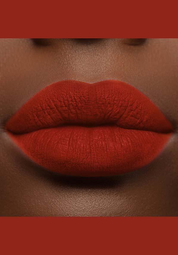 Pumpkin | VELVETINES LIQUID LIPSTICK* - Beserk - all, clickfrenzy15-2023, cosmetics, discountapp, eofy2023, eofy2023mon26-30, grunge, halloween, halloween makeup, labelvegan, lime crime, lime crime cosmetics, limecrimecore, lips, lipstick, liquid lipstick, orange, red, rockabilly, sale, vegan