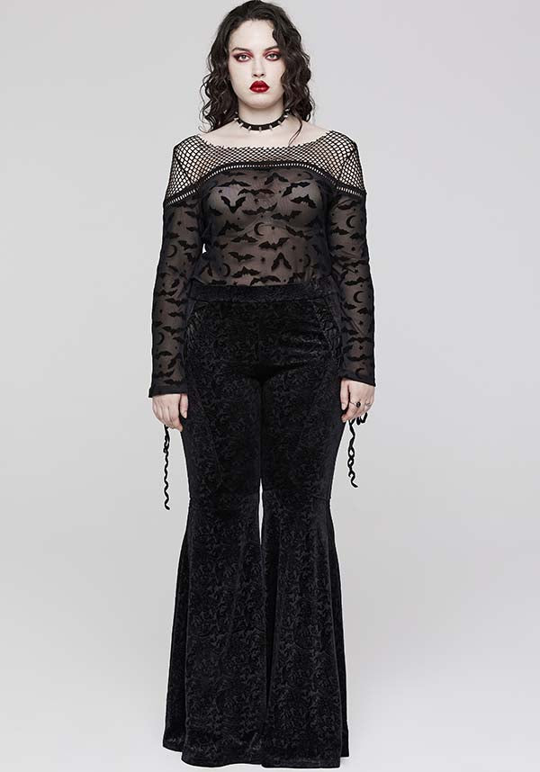 Bat Mesh Goth | T-SHIRT [PLUS SIZE]