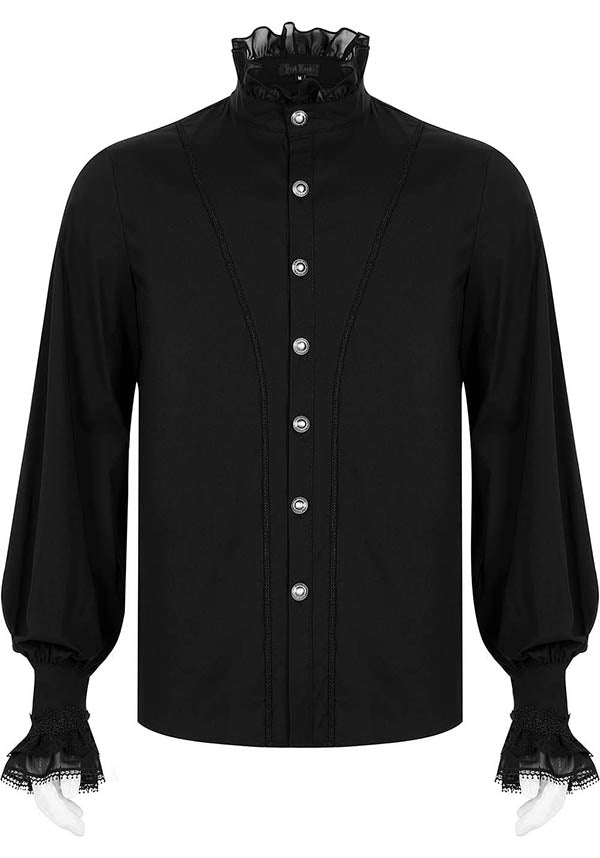 Chlorine [Black] | BUTTON-UP SHIRT