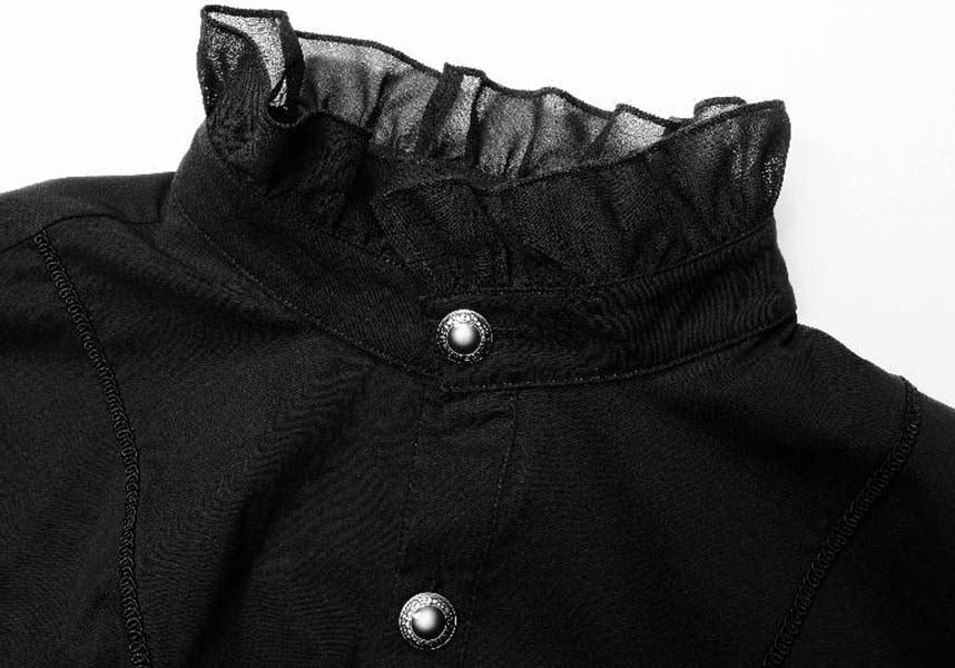 Chlorine [Black] | BUTTON-UP SHIRT