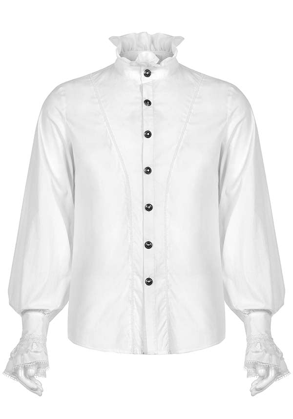 Chlorine [White] | BUTTON-UP SHIRT