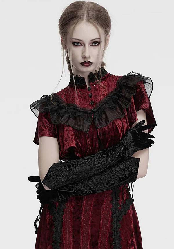 Crimson Countess [Black] | GLOVES