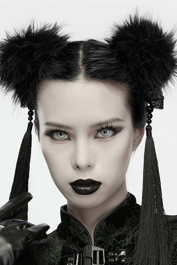 Cyber Skull | HAIR CLIPS