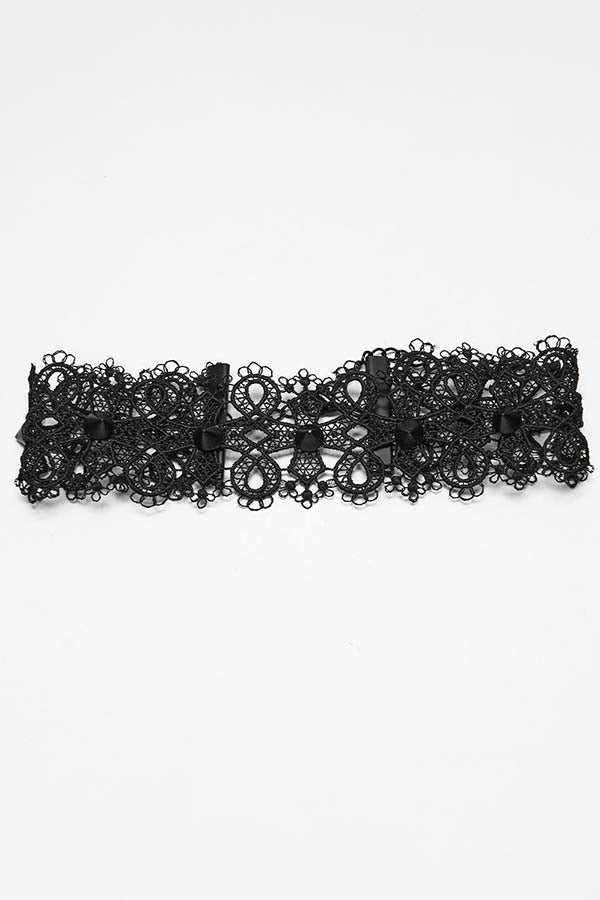Elegy Scalloped | LACE CHOKER