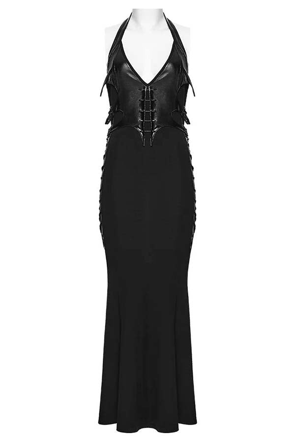 Gothic Halter Style | MAXI DRESS