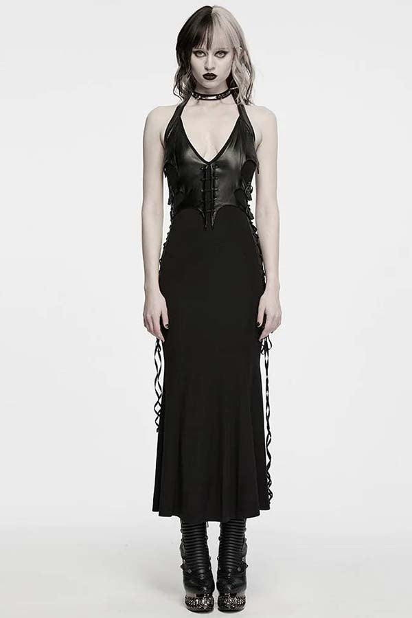 Gothic Halter Style | MAXI DRESS