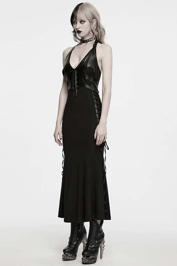 Gothic Halter Style | MAXI DRESS