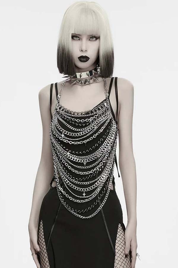 Layered Spiked | BODY CHAIN