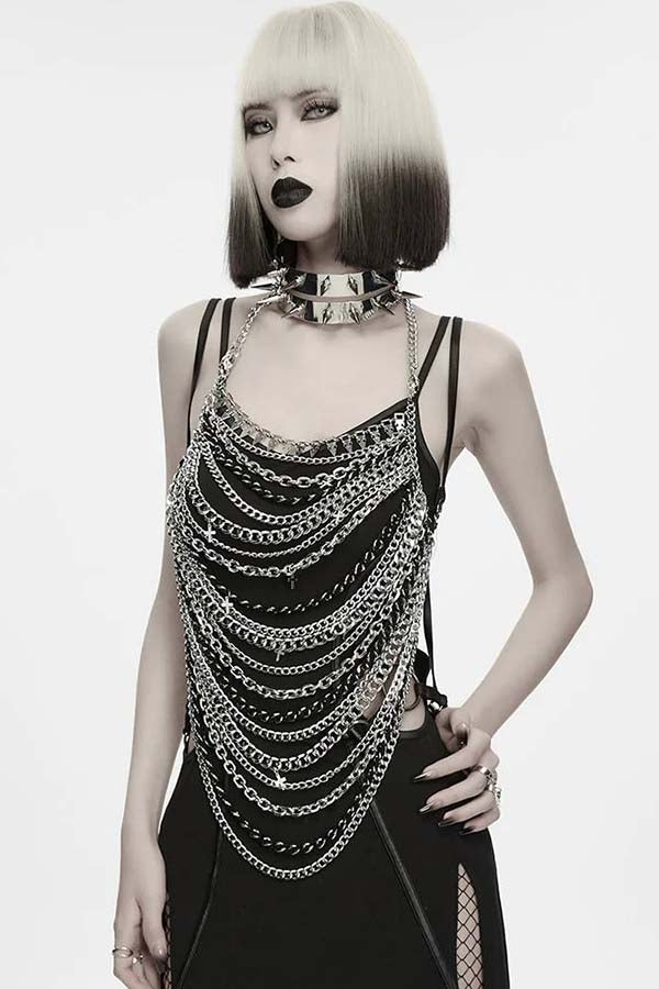 Layered Spiked | BODY CHAIN