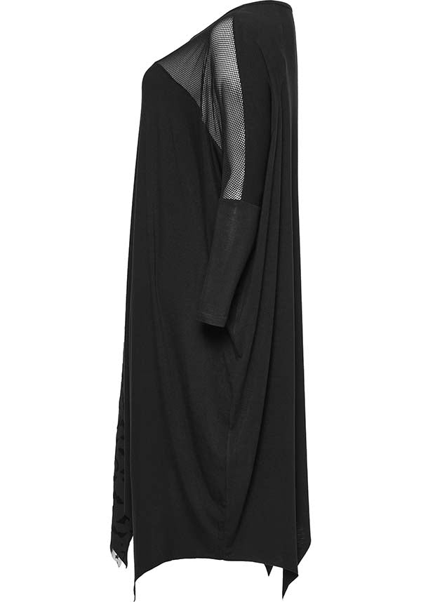 Split Bat Goth | TUNIC DRESS [PLUS SIZE]*