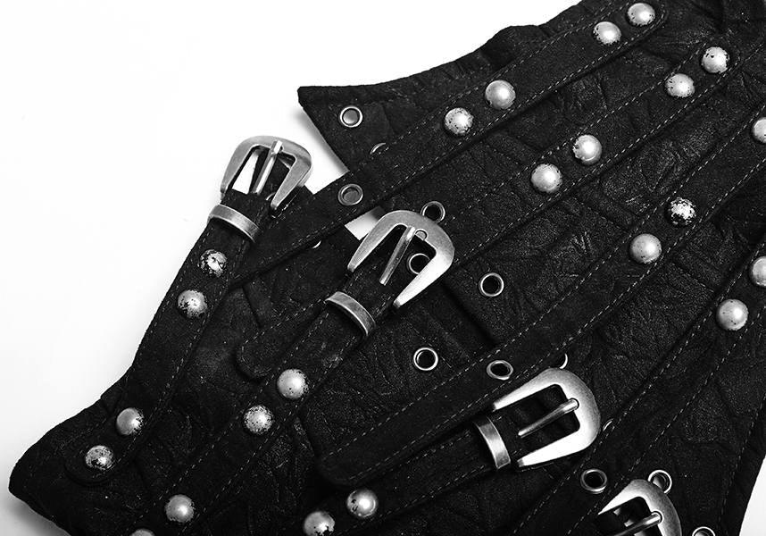 Steampunk Belt Buckle [Black] | CORSET - Beserk - accessories, adjustable, all, all ladies, belt, belts, belts and buckles, black, buckle, buckles, corset, discountapp, fp, googleshopping, goth, gothic, gothic accessories, grunge, halloween accessories, jun23, labelnew, labelvegan, ladies, ladies accessories, medieval, PR26052023, punk, punk rave, punkrave, R180623, renaissance, skull, stud, studded, studs, vegan, waist belt, women, womens