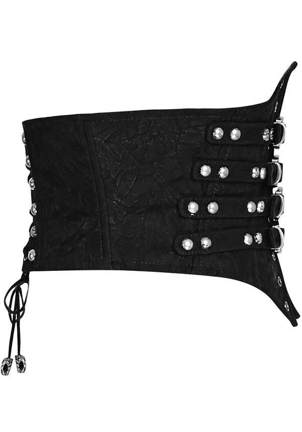 Steampunk Belt Buckle [Black] | CORSET - Beserk - accessories, adjustable, all, all ladies, belt, belts, belts and buckles, black, buckle, buckles, corset, discountapp, fp, googleshopping, goth, gothic, gothic accessories, grunge, halloween accessories, jun23, labelnew, labelvegan, ladies, ladies accessories, medieval, PR26052023, punk, punk rave, punkrave, R180623, renaissance, skull, stud, studded, studs, vegan, waist belt, women, womens