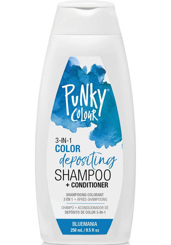 Bluemania | 3-IN-1 COLOUR SHAMPOO & CONDITIONER - Beserk - all, blue, clickfrenzy15-2023, colour:blue, conditioner, cosmetics, cpgstinc, dec20, discountapp, fp, hair, hair blue, hair care, hair colour, hair colours, hair dye, hair dyes, hair products, labelvegan, punky colour, shampoo, vegan