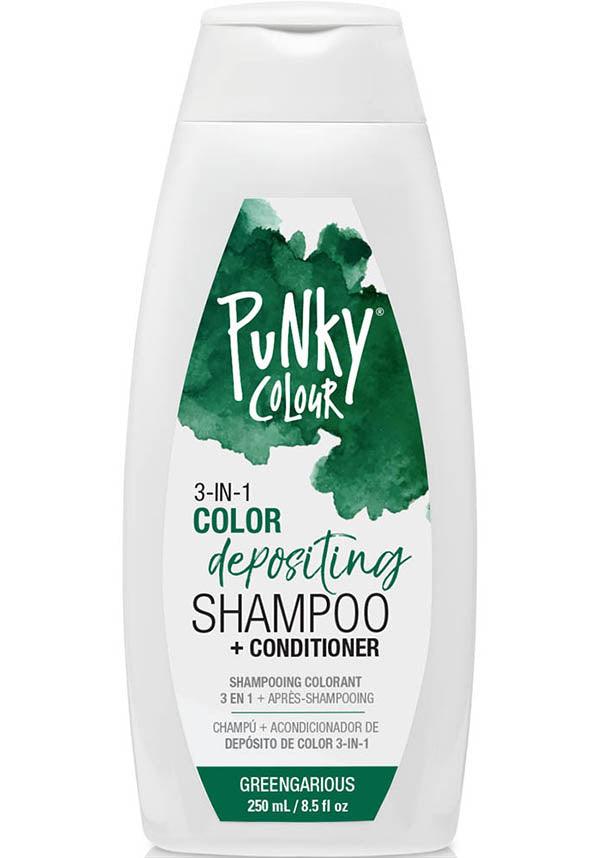 Greengarious | 3-IN-1 COLOUR SHAMPOO & CONDITIONER - Beserk - 420sale, all, bright green, clickfrenzy15-2023, colour:green, conditioner, cosmetics, cpgstinc, dec20, discountapp, fp, green, hair, hair care, hair colour, hair colours, hair dye, hair dyes, hair green, hair products, labelvegan, punky colour, shampoo, vegan
