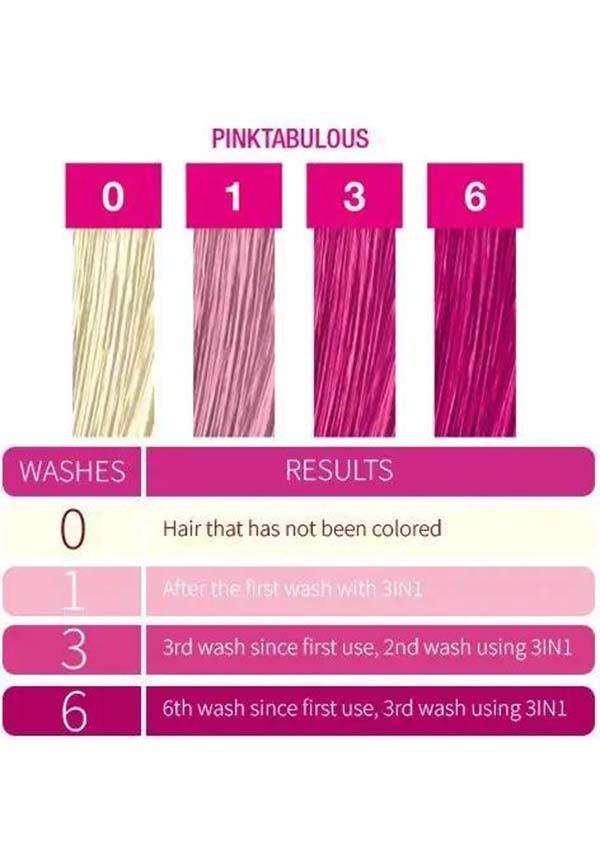 Pinktabulous | 3-IN-1 COLOUR SHAMPOO &amp; CONDITIONER - Beserk - all, bright pink, clickfrenzy15-2023, colour:pink, conditioner, cosmetics, cpgstinc, dec20, discountapp, fp, hair, hair care, hair colour, hair colours, hair dye, hair dyes, hair pink, hair products, hot pink, labelvegan, pink, punky colour, shampoo, vegan