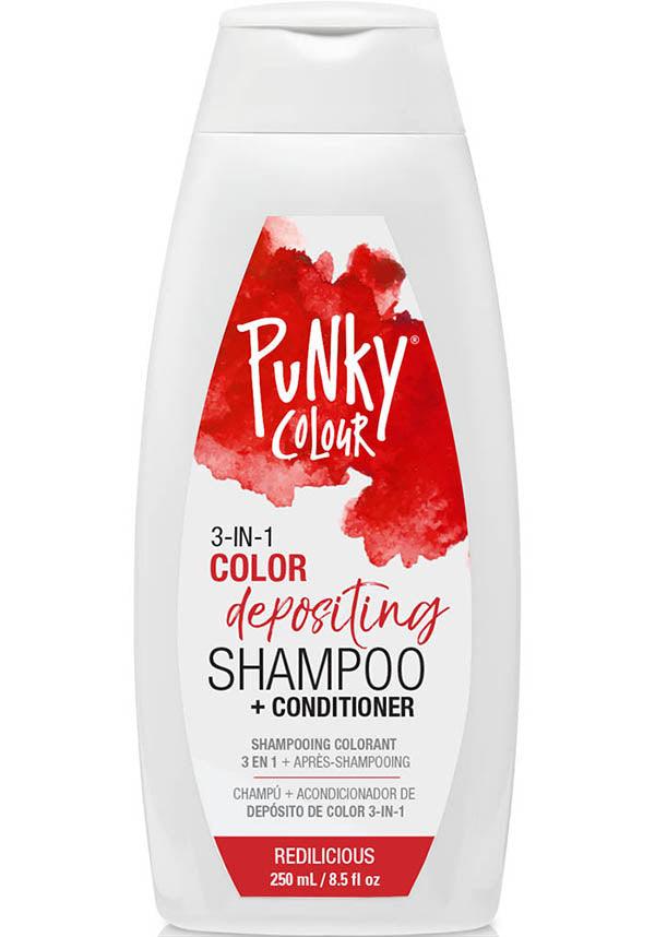 Redilicious | 3-IN-1 COLOUR SHAMPOO & CONDITIONER - Beserk - all, clickfrenzy15-2023, colour:red, conditioner, cosmetics, cpgstinc, dec20, discountapp, fp, hair, hair care, hair colour, hair colours, hair dye, hair dyes, hair products, hair red, labelvegan, punky colour, red, shampoo, vegan