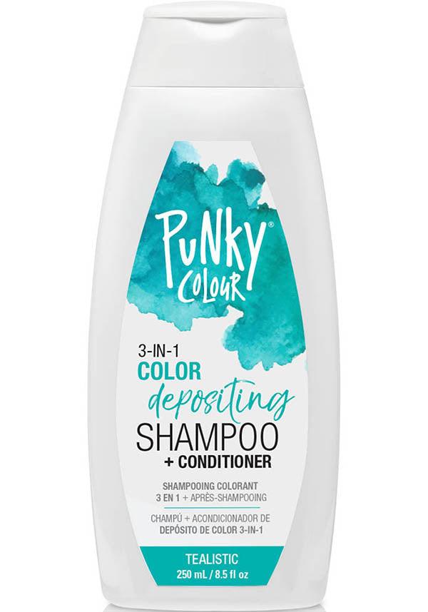 Tealistic | 3-IN-1 COLOUR SHAMPOO & CONDITIONER - Beserk - all, aqua, aquamarine, blue, clickfrenzy15-2023, colour:blue, conditioner, cosmetics, cpgstinc, dec20, discountapp, fp, hair, hair blue, hair care, hair colour, hair colours, hair dye, hair dyes, hair products, labelvegan, light blue, punky colour, shampoo, teal, vegan