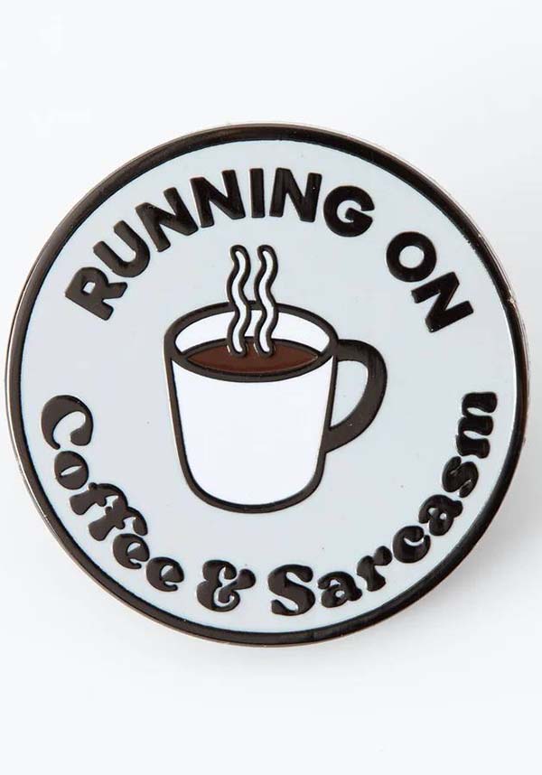 Coffee &amp; Sarcasm | ENAMEL PIN