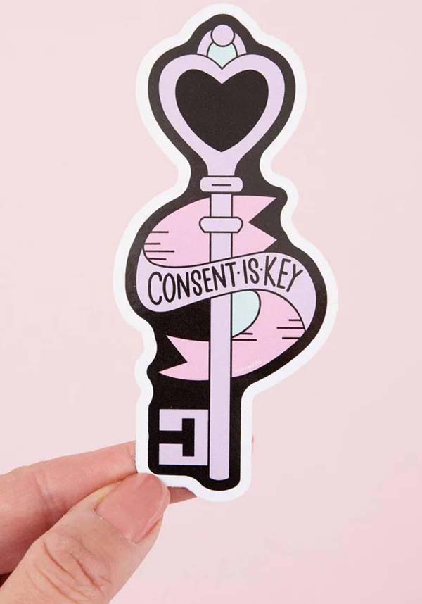 Consent Is Key | VINYL STICKER