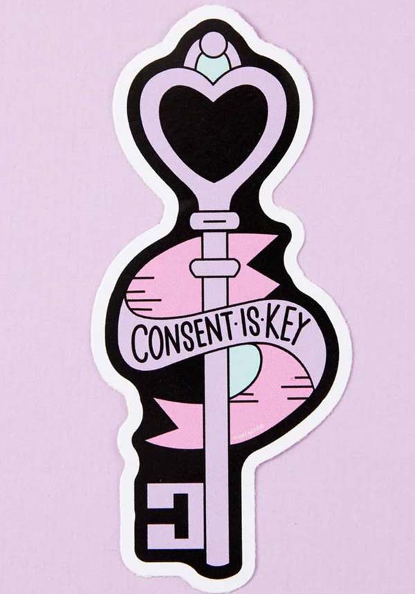 Consent Is Key | VINYL STICKER