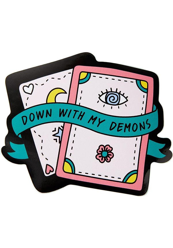Down With My Demons | LAPTOP STICKER