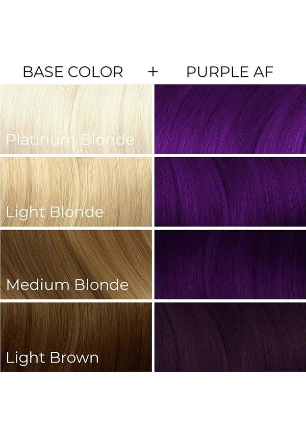 Purple AF | HAIR COLOUR [118ml] - Beserk - all, arctic fox, artic fox, clickfrenzy15-2023, cosmetics, discountapp, fp, hair colour, hair dye, hair purple, labelvegan, lethal industries, mermaid, purple, rainbow, vegan