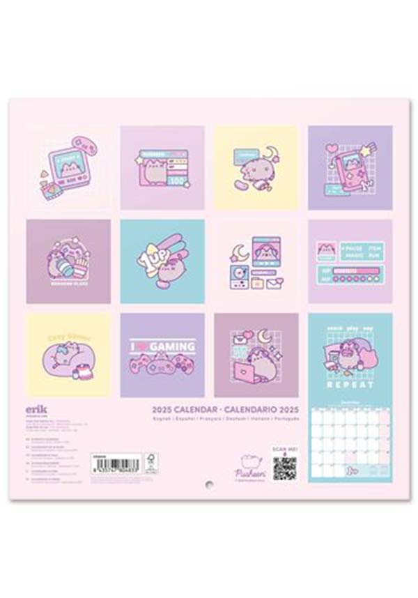 Pusheen 2025 Square WALL CALENDAR