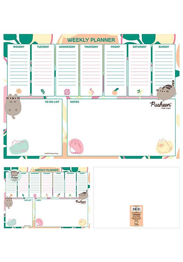 Pusheen: Botanical | A4 DESK PAD