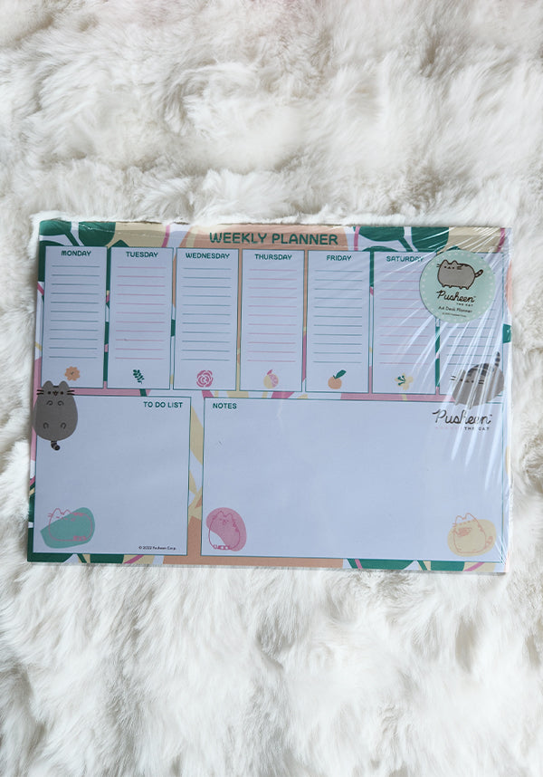 Pusheen: Botanical | A4 DESK PAD