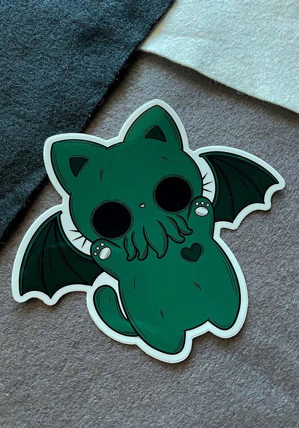 Mewlu | STICKER - Beserk - all, cat, cats, cryptid, cthulhu, cute, discountapp, fp, googleshopping, goth, goth homeware, goth homewares, gothic, gothic gifts, gothic homeware, gothic homewares, green, jun23, labelnew, monster, octopus tentacles, pumpkin art, PV021, pvmpkin art, R060623, spooky, sticker, stickers, tentacle, tentacles