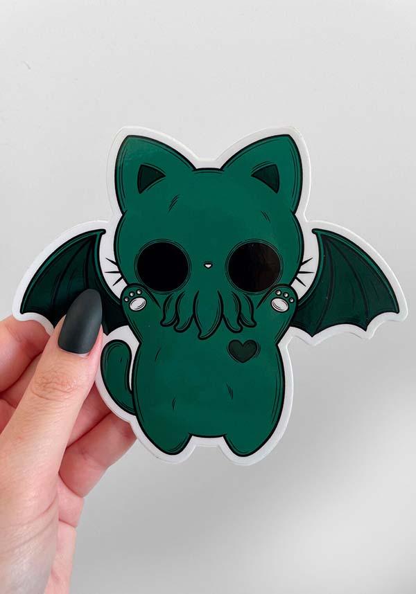 Mewlu | STICKER - Beserk - all, cat, cats, cryptid, cthulhu, cute, discountapp, fp, googleshopping, goth, goth homeware, goth homewares, gothic, gothic gifts, gothic homeware, gothic homewares, green, jun23, labelnew, monster, octopus tentacles, pumpkin art, PV021, pvmpkin art, R060623, spooky, sticker, stickers, tentacle, tentacles