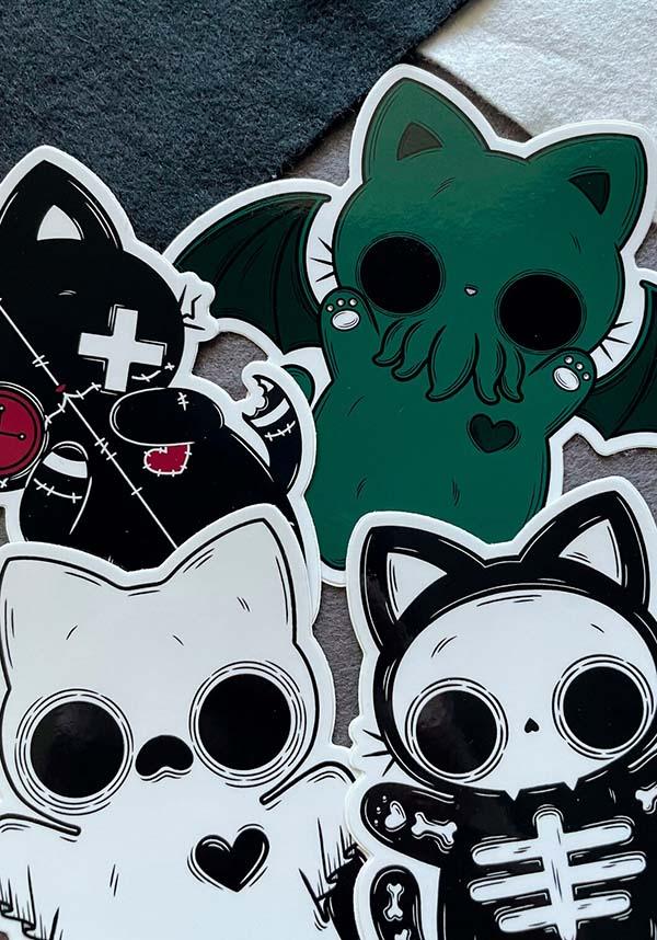 Mewlu | STICKER - Beserk - all, cat, cats, cryptid, cthulhu, cute, discountapp, fp, googleshopping, goth, goth homeware, goth homewares, gothic, gothic gifts, gothic homeware, gothic homewares, green, jun23, labelnew, monster, octopus tentacles, pumpkin art, PV021, pvmpkin art, R060623, spooky, sticker, stickers, tentacle, tentacles