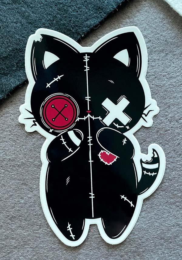 Stitches | STICKER - Beserk - all, black cat, cat, cats, cute, discountapp, fp, googleshopping, goth, goth homeware, goth homewares, gothic, gothic homeware, gothic homewares, jun23, labelnew, pumpkin art, PV021, pvmpkin art, R060623, spooky, sticker, stickers, voodoo, voodoo doll