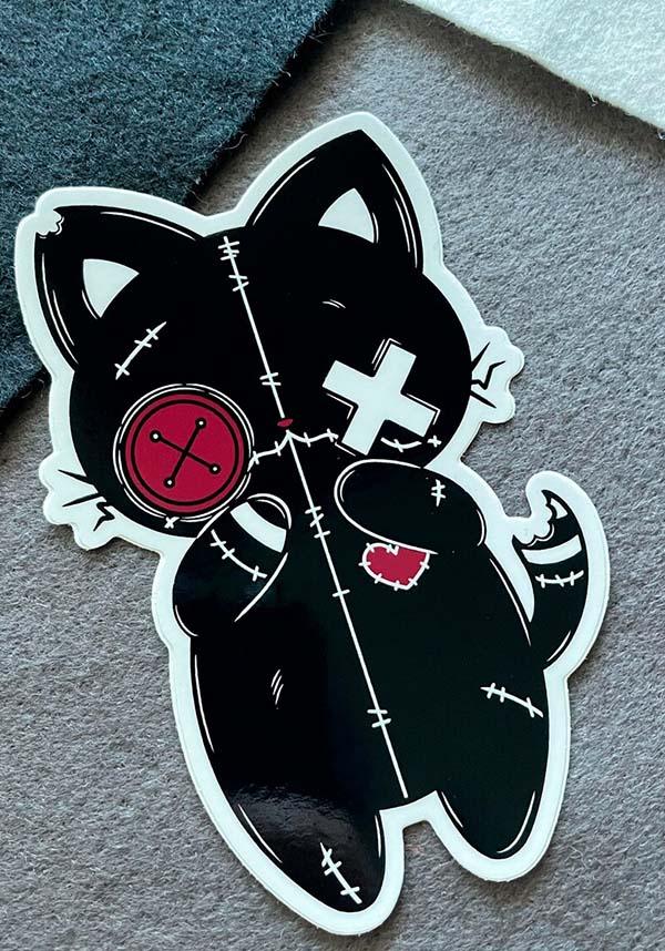 Stitches | STICKER - Beserk - all, black cat, cat, cats, cute, discountapp, fp, googleshopping, goth, goth homeware, goth homewares, gothic, gothic homeware, gothic homewares, jun23, labelnew, pumpkin art, PV021, pvmpkin art, R060623, spooky, sticker, stickers, voodoo, voodoo doll