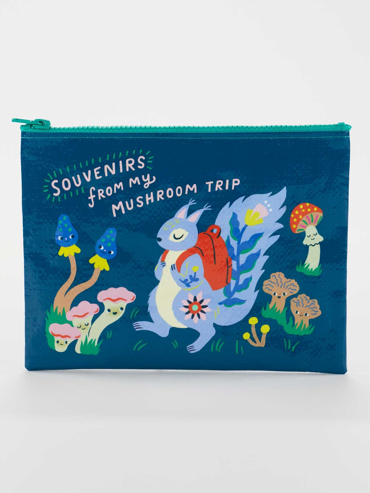 Souvenirs From My Mushroom Trip Zipper Pouch - product shot on white background