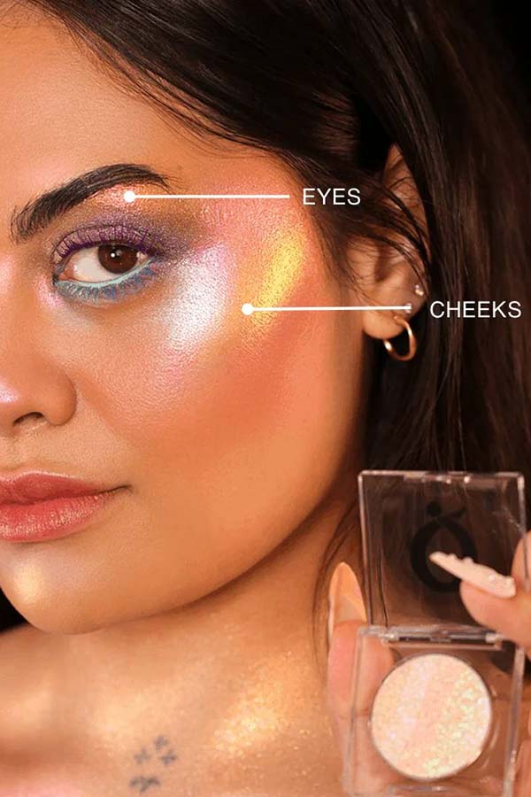 Pressed Pigment Dewy Rainbow | HIGHLIGHTER
