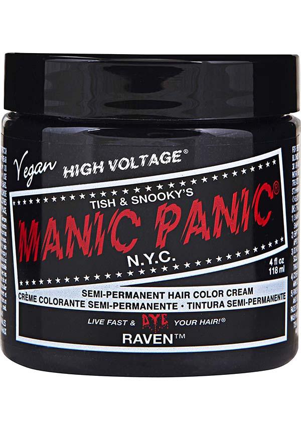 Raven | CLASSIC COLOUR - Beserk - all, black, clickfrenzy15-2023, cosmetics, cpgstinc, discountapp, dye, ebaymp, fp, goth, hair black, hair colour, hair dye, labelvegan, manic panic, manic panic hair, vegan