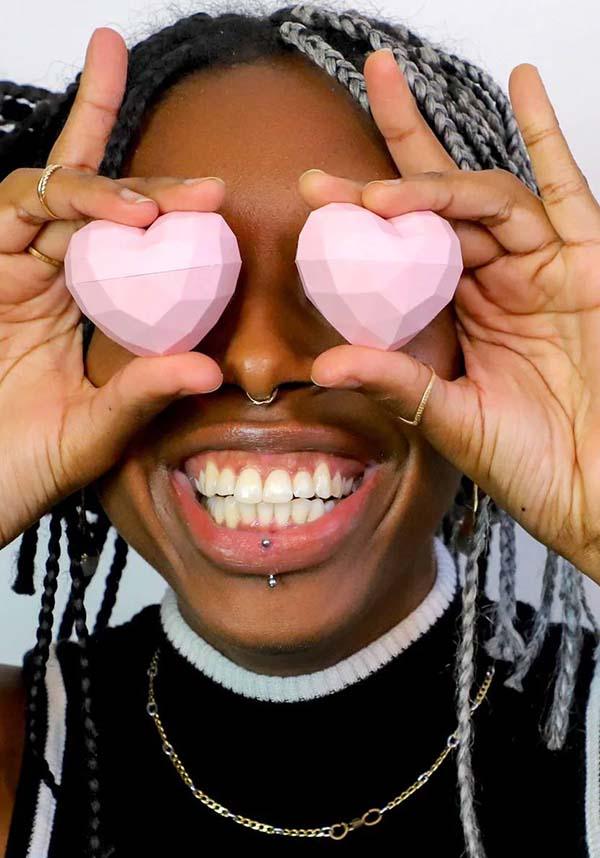Heart [Pink] | LIP BALM - Beserk - all, aug21, christmas gift, christmas gifts, clickfrenzy15-2023, cosmetics, discountapp, fp, gift, gift idea, gift ideas, gifts, heart, kawaii, lip, lip balm, lips, love, mens gift, mens gifts, pastel, pastel goth, pastel pink, pink, R080821, skin care, valentines, valentines day, valentines gifts, winter