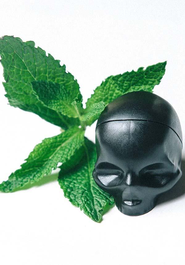 Skull [Black] | LIP BALM - Beserk - all, aug21, black, christmas gift, christmas gifts, clickfrenzy15-2023, cosmetics, discountapp, fp, gift, gift idea, gift ideas, gifts, goth, gothic, gothic cosmetics, gothic gifts, halloween, halloween cosmetics, lip, lip balm, lips, mens gift, mens gifts, punk, R080821, skin care, skull, skulls, winter