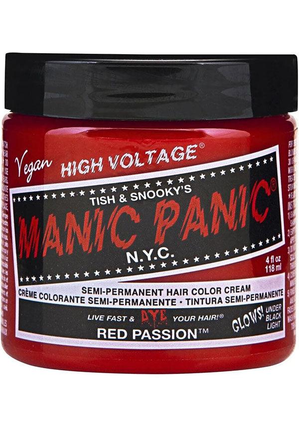 Red Passion | CLASSIC COLOUR - Beserk - all, clickfrenzy15-2023, cosmetics, cpgstinc, discountapp, dye, ebaymp, fp, hair, hair colour, hair dye, hair red, labeluvreactive, labelvegan, manic panic, manic panic hair, rainbow, red, uv, uv reactive, uvreactive, uvreactive1, vegan