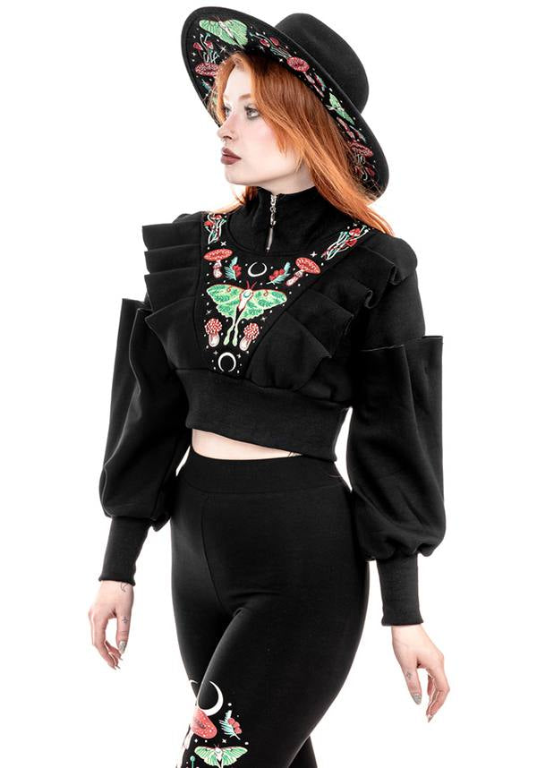Autumnal Equinox | CROPPED SWEATSHIRT*