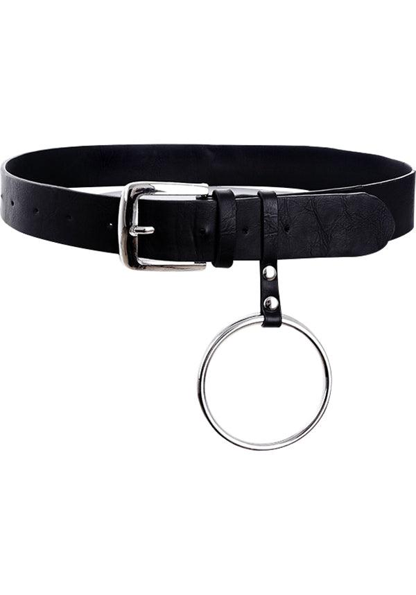 Big Ring | BELT - Beserk - accessories, all, belt, belts and buckles, black, clickfrenzy15-2023, discountapp, fp, goth, gothic, gothic accessories, jan18, labelvegan, ladies accessories, o ring, repriced030523, restyle, vegan