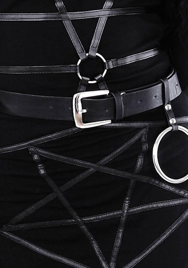 Big Ring | BELT - Beserk - accessories, all, belt, belts and buckles, black, clickfrenzy15-2023, discountapp, fp, goth, gothic, gothic accessories, jan18, labelvegan, ladies accessories, o ring, repriced030523, restyle, vegan