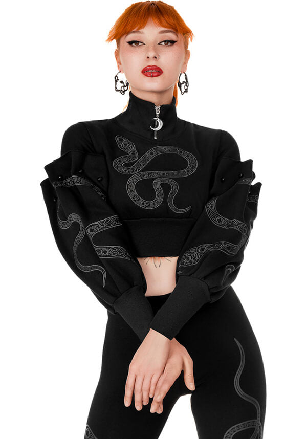 Cathedral Snake | CROPPED SWEATSHIRT