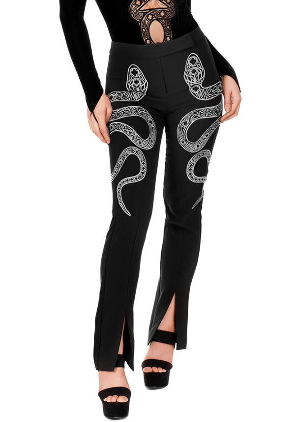 Cathedral Snake | EMBROIDERED PANTS
